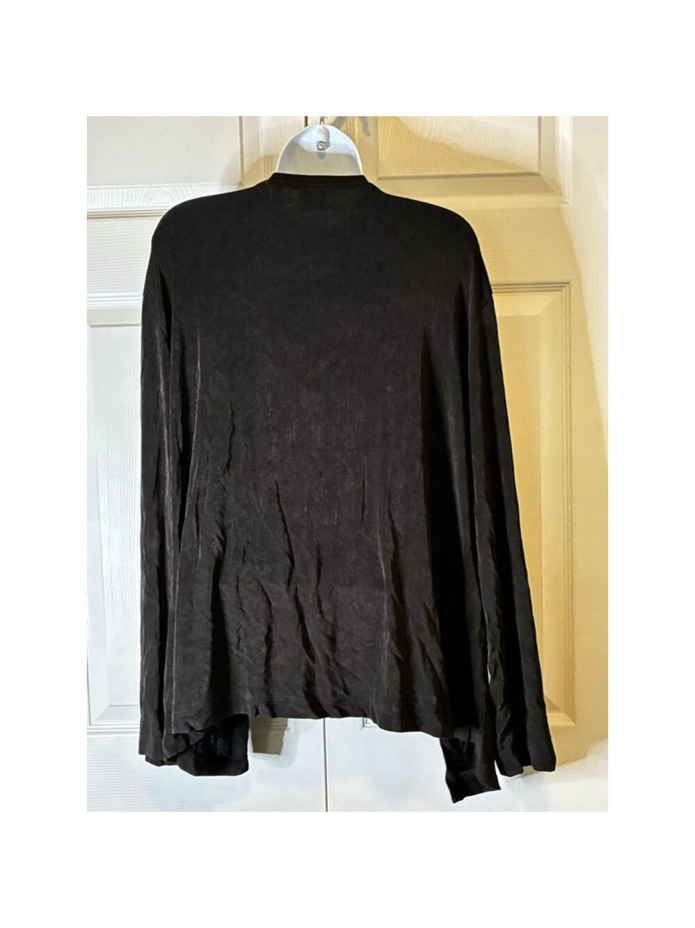 Women's Chico's Black Travelers Cardigan Size L - Picture 3 of 5